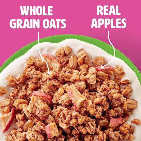 15g 10.3 oz Wilde Terra Apple Cinnamon Granola, Protein, No Added Sugar, Good Source of Fiber