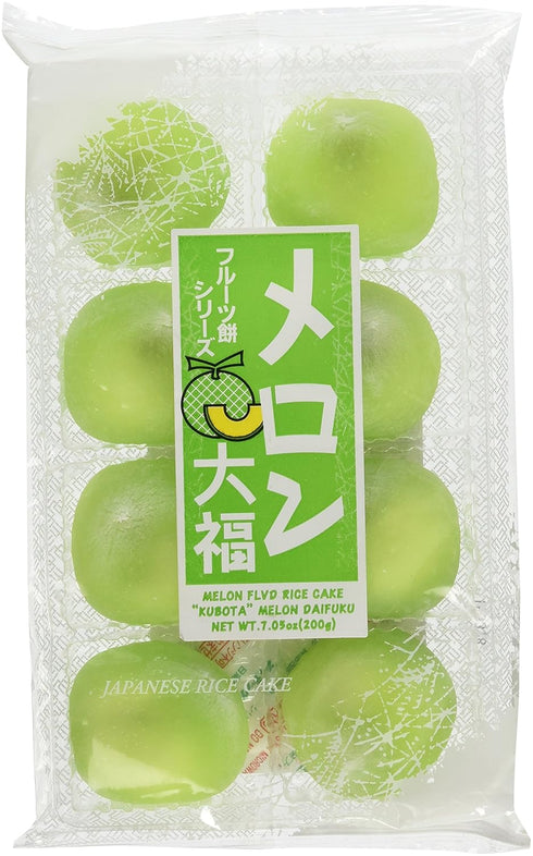 Daifuku Japanese Fruits Rice Cake - Melon Flavor