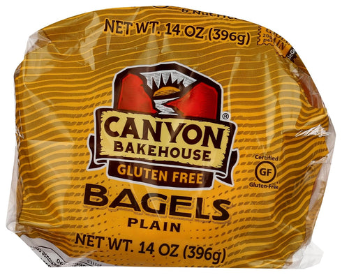 Canyon Bakehouse 14 oz (frozen) , Plain Bagels