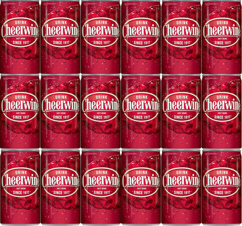 Cheerwine Soda, 7.5 oz can (18 cans)