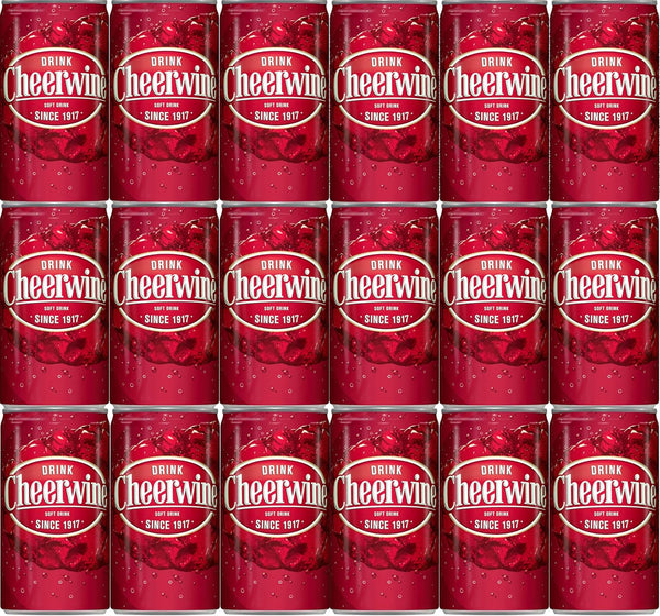 Cheerwine Soda, 7.5 oz can (18 cans)