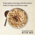 Better Oats 100 Packets, 90 10 (Pack 6) Calorie Maple & Brown Sugar Oatmeal Whole Grain with Flax Seeds and Rolled
