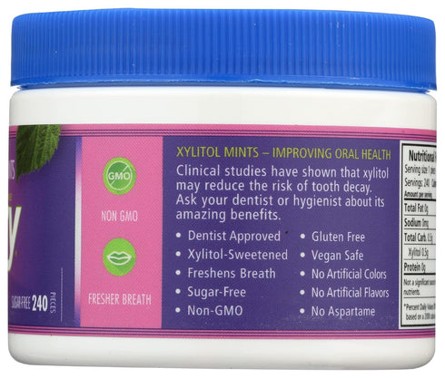 Spry Xylitol Berry Blast Mints Sugar Free Candy, 240 Count - Promote Oral Health, Non-GMO, Gluten-Free