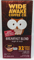 Wide Awake Coffee (32 Count, Single Serve Coffee Pods Breakfast Blend)