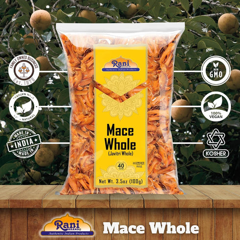 Rani Mace Whole (Javathri) Spice, 3.5oz (100g) - All Natural, Vegan, Gluten Friendly