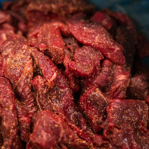 10 Lbs Bearded Butchers Hickory BBQ Jerky Seasoning & Natural Cure Kit - Sweet & Smoky DIY Jerky Making Mix for Beef