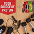 10g 80 100% 2.85 Oz. Jack Link's Beef Jerky, Jalapeno Flavorful Meat Snack, Ready to Eat Protein Snack with of Protein