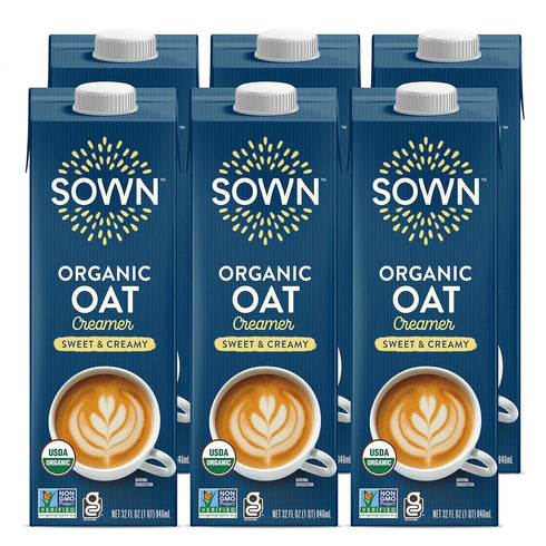 SOWN Organic Oat Creamer Sweet & Creamy - Barista Oat Milk Non