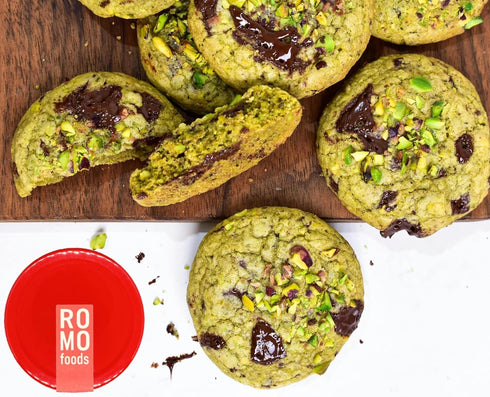 Romo Foods 6g 4 Romo Pistachio Butter (a hint of Cinnamon & Salt) | Vegan | Protein | Ingredients: Pistachio, EVOO