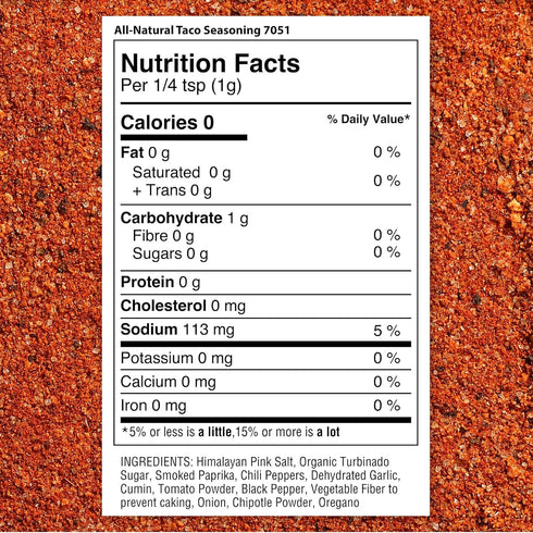 The Spice Lab Taco Seasoning, All Natural, Gluten Free Taco Seasoning Mix, 4.5 oz Shaker