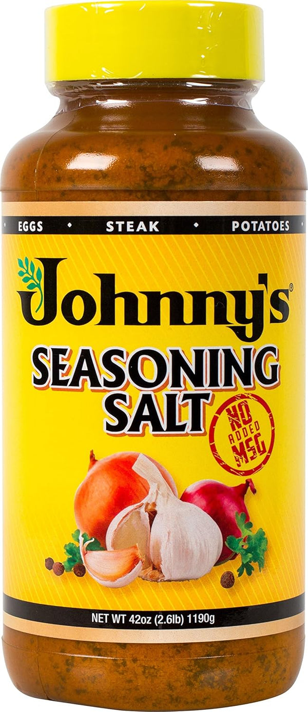 Johnny's Seasoning Salt, No MSG, 42 Oz