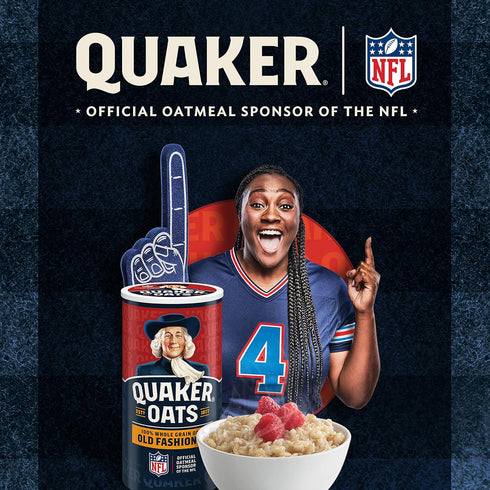4 Pack, Packets, 48 Count Quaker Instant Oatmeal, Fruit and Cream Flavor Variety Individual