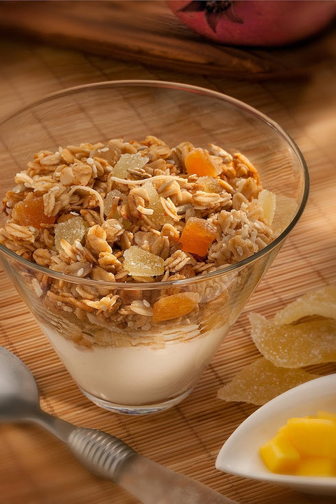 1986 (24 oz) Anahola Granola Mango Ginger Granola - Healthy Hawaiian Granola - Ancient Grains With No Sugar Added