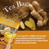100% (1) Premium Turmeric, Ginger, Cinnamon Blend Tea Bags, Natural & No Additives & Caffeine Free.