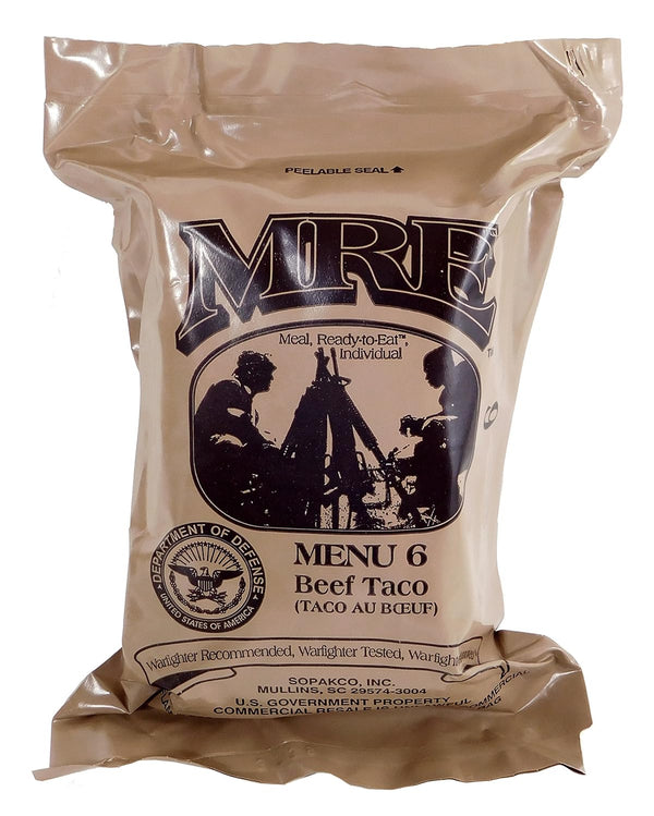 Western Frontier MRE (Meals Ready-to-Eat) Select Your Meal, Genuine US Military Surplus