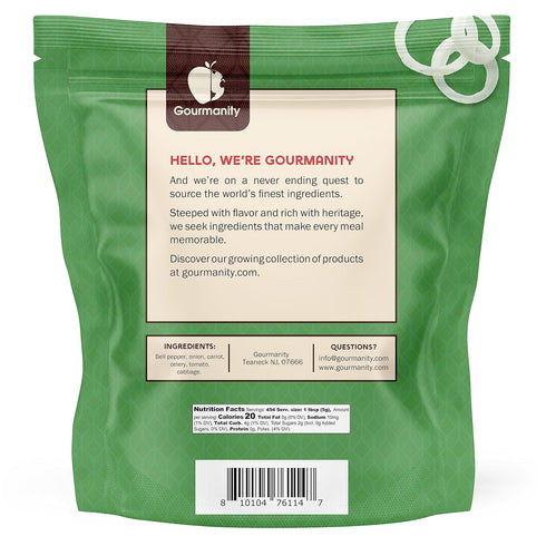 5lb Tasty Vegetable Soup Blend, Dehydrated Vegetables for Ramen Toppings, Stews, and Emergency Food, Bulk Resealable