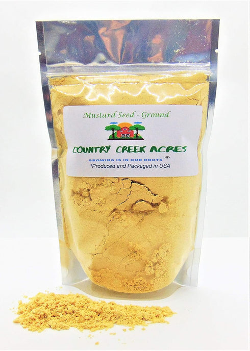 4 oz Ground Mustard Seed Powder- A versatile ingredient, which can be