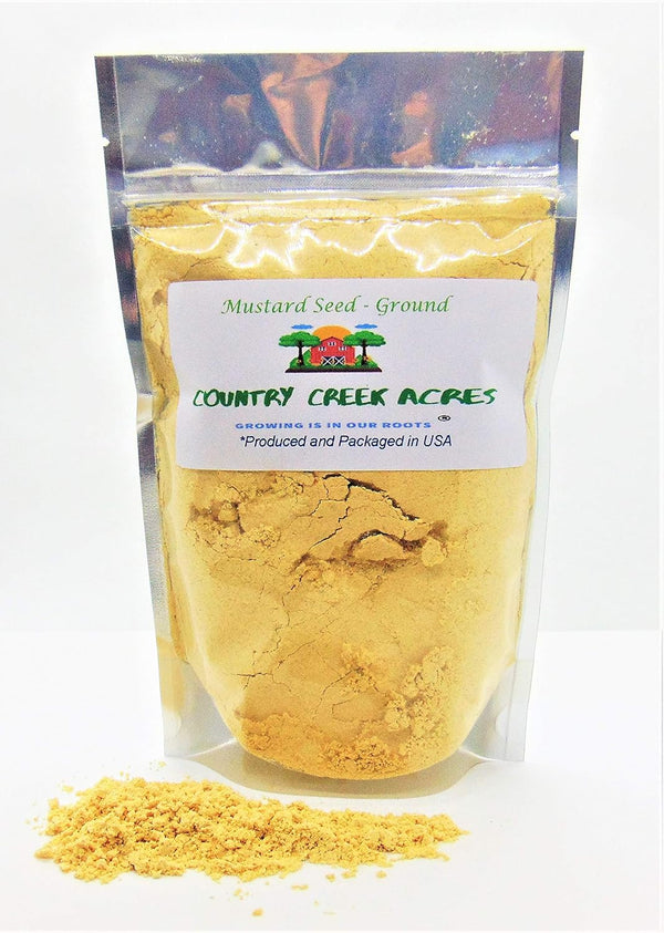 4 oz Ground Mustard Seed Powder- A versatile ingredient, which can be