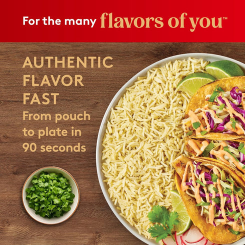 8.5 oz (Pack 6) Royal Cilantro Lime Basmati Rice - Ready to Heat Microwavable Pouch