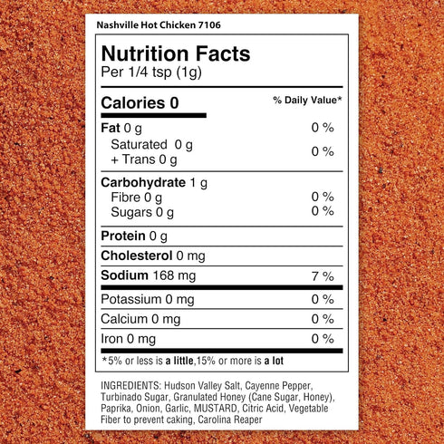 6.5 oz 3 Pack 7106 The Spice Lab Nashville Hot Chicken Seasoning - All Purpose Spicy Dry Rub for Fried Chicken, Pork