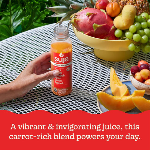12 oz Suja Organic Carrot Turmeric Cold Pressed Juice Drink, fl Bottle