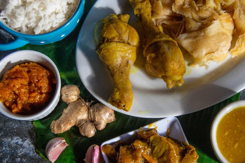 85g 3 Rajapuri Caribbean Styled Mild Curry / Ounce | Perfect For Meats, Poultry And Fish. Vegan Friendly