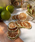 40 Dehydrated Lime Wheels - Slices Dried Lime - Natural Fruit