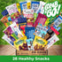 (28 Count) Healthy Snack Variety Box for Adults - Deluxe Assortment with Granola Bars, Nut Mixes, and Fruit Snacks