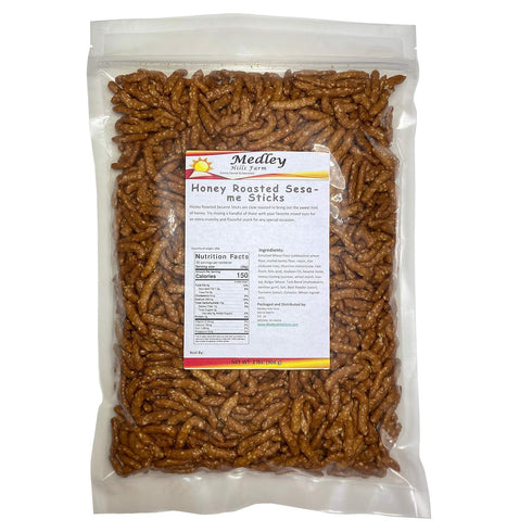 Honey Roasted Sesame Sticks Sesame Sticks 2 Lbs Bulk Delicious & Fresh