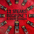 23g 100% Pack, 2 Oz. (12 Count) Jack Link's Beef Steak, Original - Protein Snacks, Beef Jerky Meat Snack