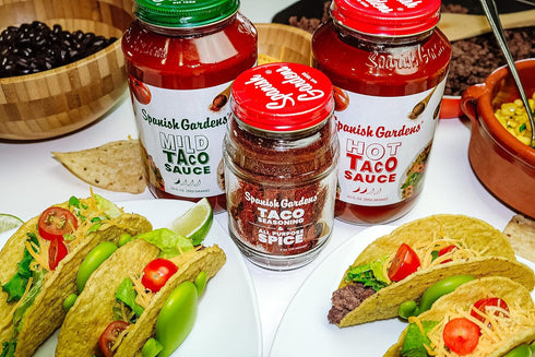 Spanish Gardens (6 Oz) Taco Seasoning All-Purpose Dry Seasoning for Authentic Mexican Food Original Family Recipe