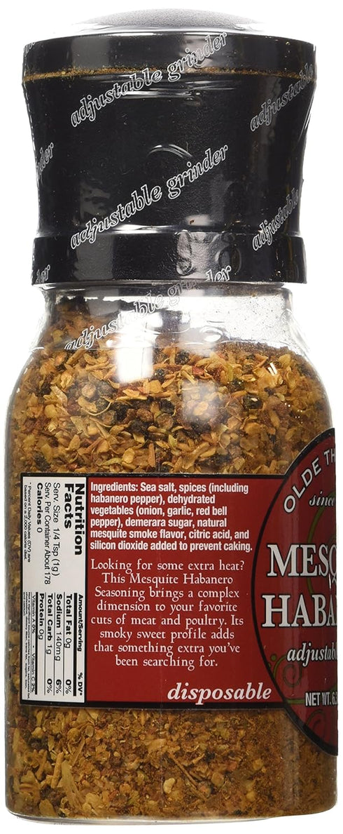Olde Thompson 6.3oz (Pack 3) Mesquite Habanero Seasoning Grinder