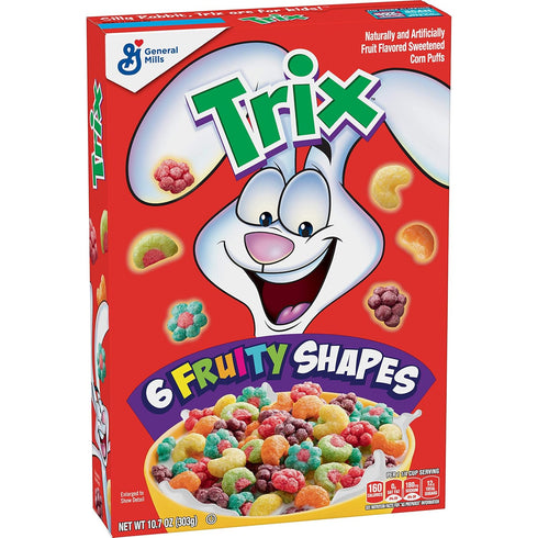 10.7 oz Trix, Cereal, Fruit Flavored Corn Puffs