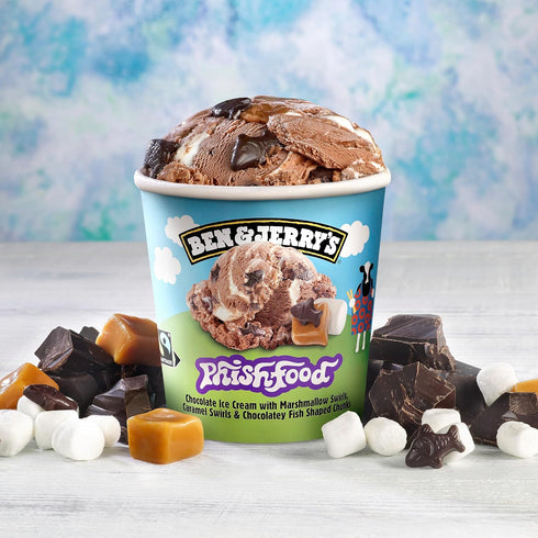 Ben & Jerry's 16 oz Phish Food Chocolate Ice Cream