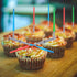 Super Z Outlet Light Sabre Cupcake Decoration Toppers, 12 Pack, 4" Tall Picks for Birthday Parties