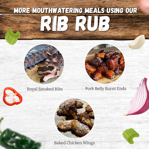 Kent Rollins Rib Rub Seasoning, 13 oz - Gluten Free Cowboy Dry Rub for Ribs & Pork