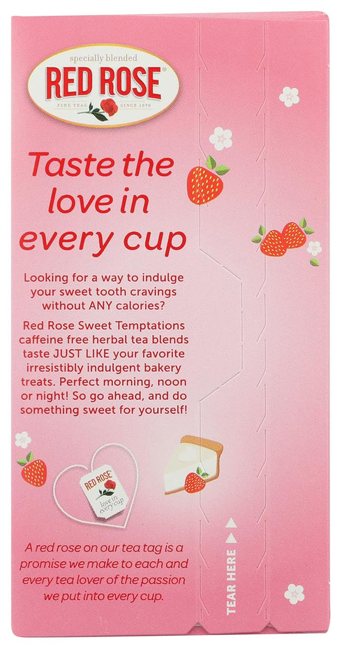 Red Rose Tea Strawberry Shortcake - 18 ct