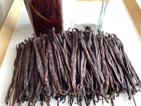 13 B|4.5"- 5.5" Madagascar Organic Vanilla Beans Extract Exclusive Grade by FITNCLEAN VANILLA| USDA Certified Organic.