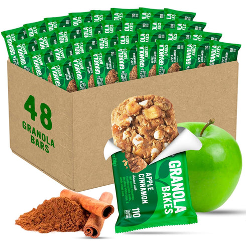 Cooper Street Granola Bakes Apple Cinnamon Soft Baked Chewy Breakfast Granola Bars