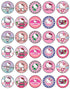 30 Edible Cupcake Toppers – Cute Pink Cat Inspired Party Collection of Edible Cake Decorations