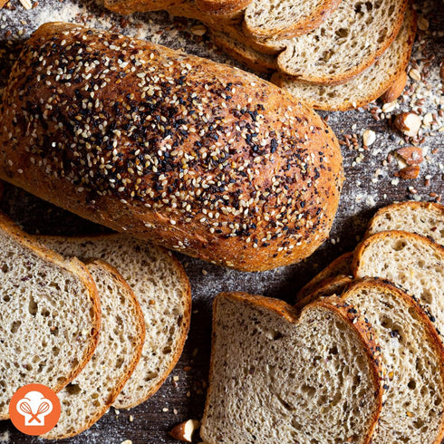 Wilbur 1g 7g (3 Pack (16 oz), Dr. B's Five Flour Multigrain Bread | Net Carbs & Protein | Low Calorie, Vegan, Sugar