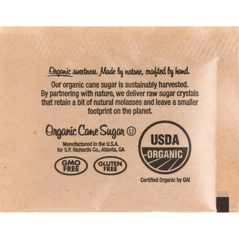 Joe-70470 Packets (Pack 3) Genuine Turbinado Natural Cane Sugar - Brown