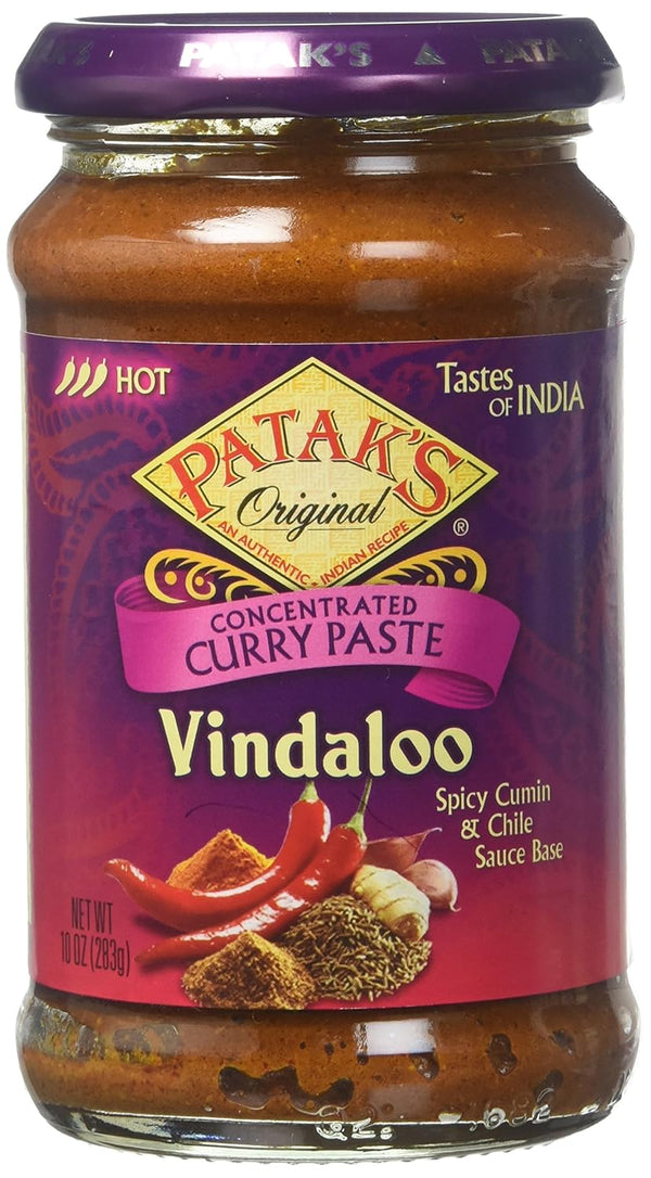 PATAKS Vindaloo Curry Paste, 10 oz Jar