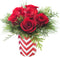 KaBloom - Merry Red Roses| Fresh For Delivery Prime - Fresh Flowers