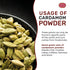 Spicy World Ground Cardamom Powder (Cardamon), 3.5 Ounce Bag