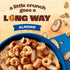 24 oz (Pack 4) Cheerios Oat Crunch Almond Breakfast Cereal, Made with Whole Grain, Family Size