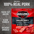 11g 100% 2.5 oz. (Pack 4) Jack Link's Bacon Jerky, Hickory Smoked - Flavorful Ready to Eat Meat Snack with of Protein