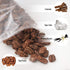 Pop'N Popcorn 24 oz (1.50 lb) Cinnamon Roasted Pecans - Candied Pecan Glazed with Cinnamon to Satisfy Any Sweet Tooth