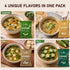 Packets Pack 4 8 Packs, 2 Fusion Select Freeze Dried Miso Soup - Variety with Flavors - Vegetable, Shallot, Tofu & Okra