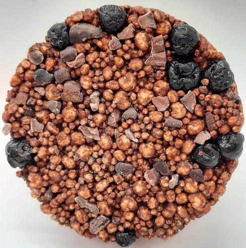 2oz Paktli Organic Alegra Bites Dark Chocolate with Blueberry & Cacao Nibs, Bag, Organic Ancient Grain Snack